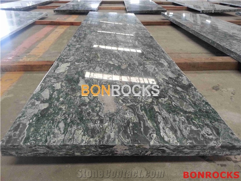 Sea Wave Green Granite Countertops