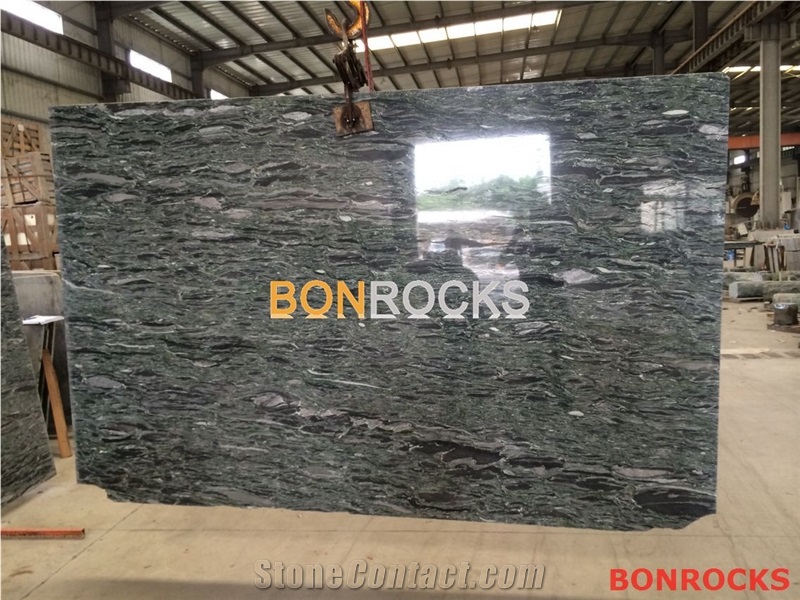 Sea Wave Green Granite Polished Slab