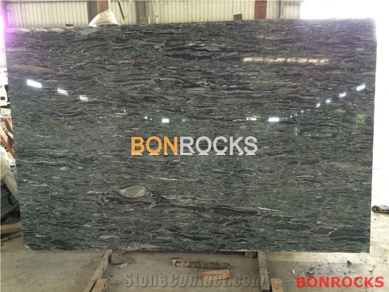 Sea Wave Green Granite Polished Slab