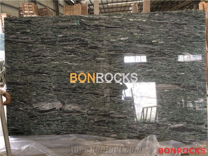 Sea Wave Green Granite Polished Slab