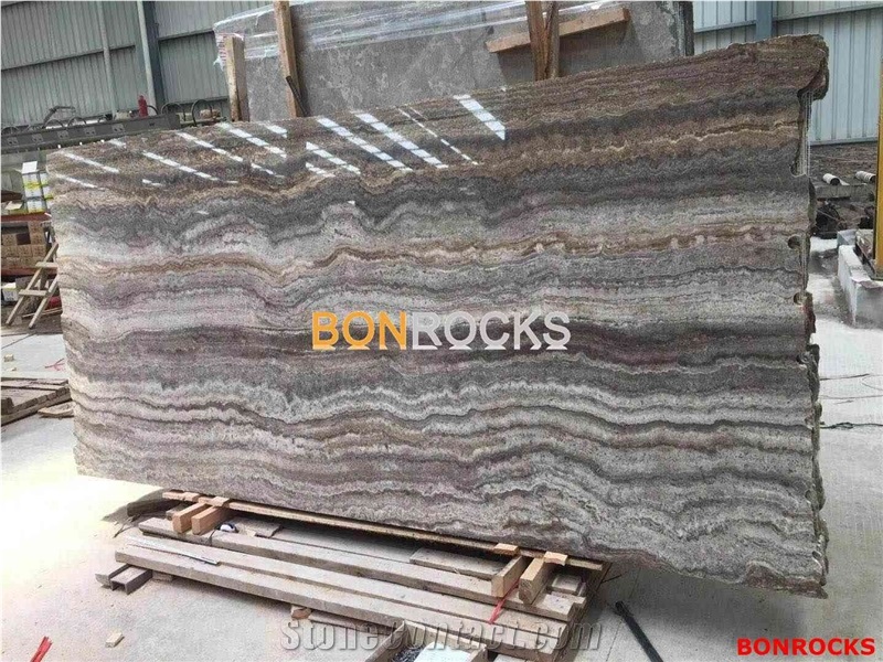 Silver Snake Travertine Slab