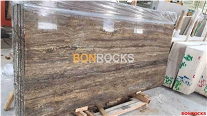 Silver Snake Travertine Slab