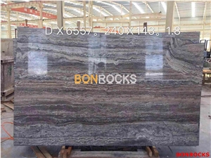 Silver Snake Travertine Slab