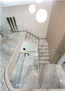 Volakas White Marble Steps