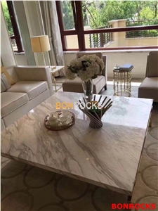 Volakas White Marble Table Tops