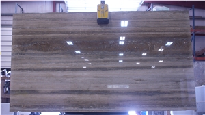 Silver Travertine Slabs