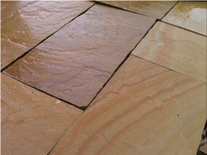 Camel Dust Sandstone Paving Pattern