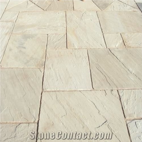 Fossil Mint Sandstone Patio Pavings