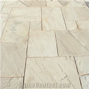 Fossil Mint Sandstone Patio Pavings
