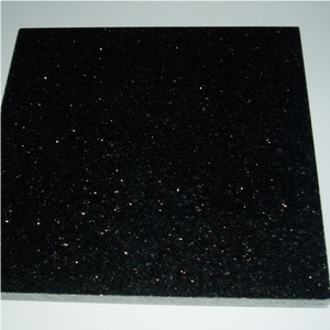 Black Galaxy Granite Tiles
