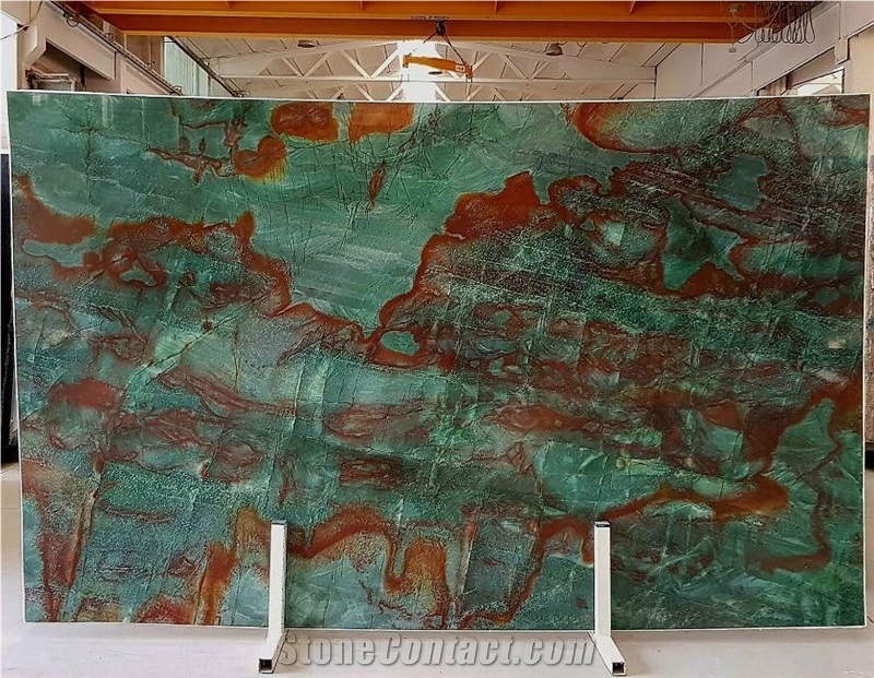 Jade Quartzite - Emerald Green Quartzite Slabs