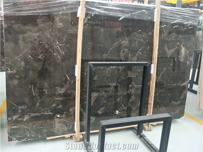 Best China Dark Emperador Marble Stone Slabs Tiles