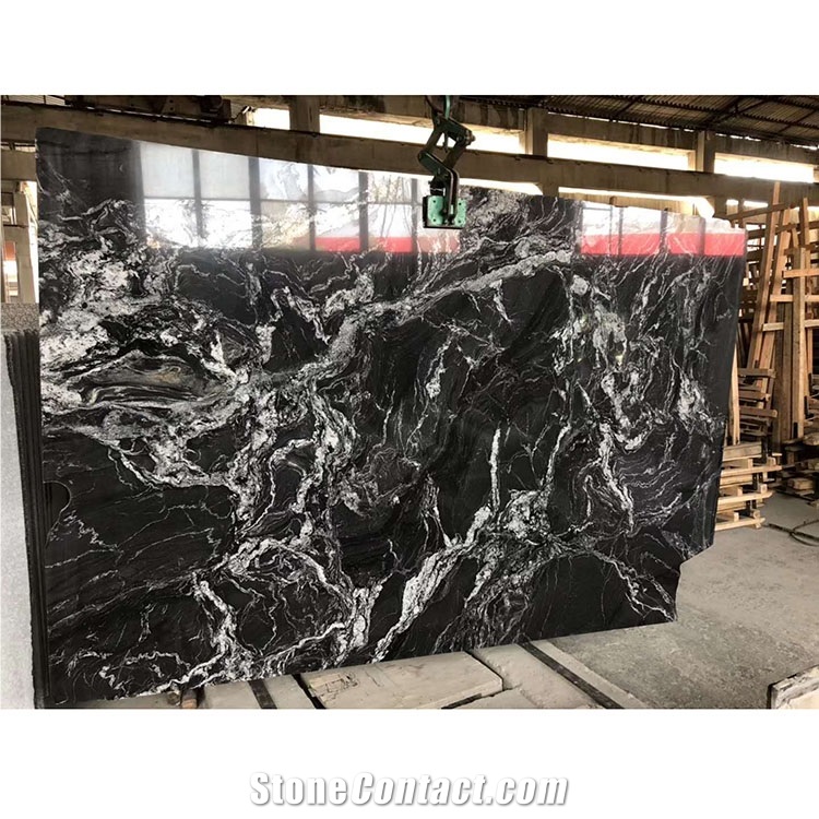 Black Fantasy Granite,Black Cosmic Granite