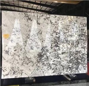 Brazil Snow Fall Granite Polished Big Slabs 2/3cm