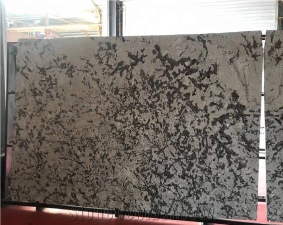 Brazil Snow Fall Granite Polished Big Slabs 2/3cm