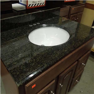 Brazil Verde Ubatuba Granite Bathroom Vanity Top