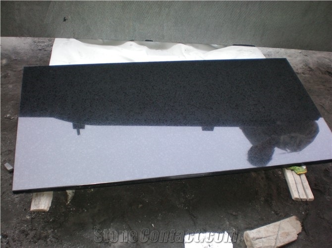 China Absolute Black Granite Polished Slab&Tile