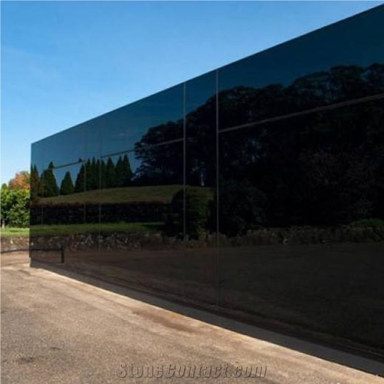China Absolute Black Granite Polished Slab&Tile