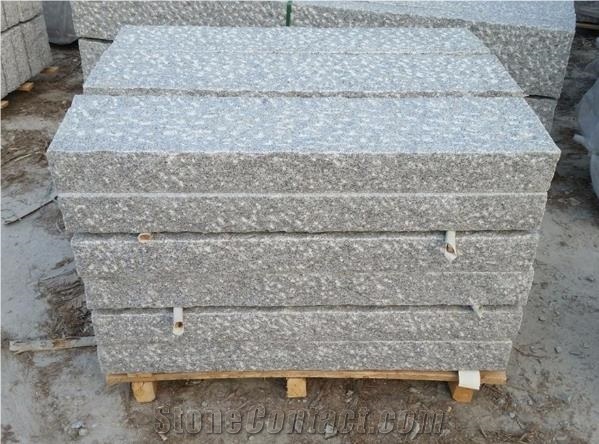 China G603 Pineapple Granite Landscaping Kerbstone