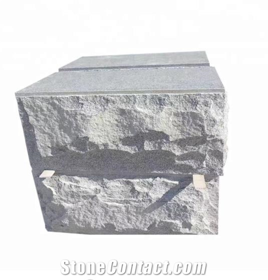 China Gray Granite G603 Natural Split Kerbstone