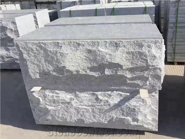 China Gray Granite G603 Natural Split Kerbstone