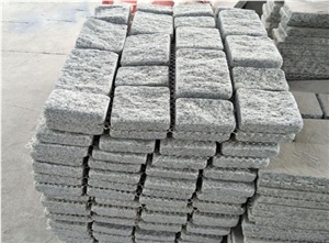China Grey Granite Cube G623 Tumbled Cobble Stone