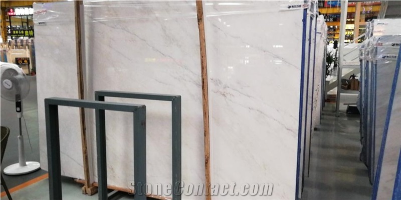 China Oriental Eastern White Marble Slabs Tiles