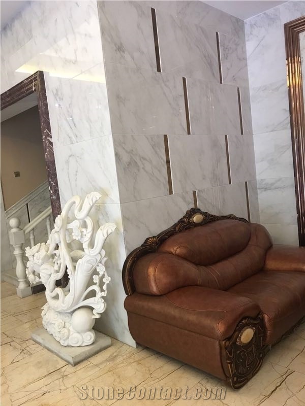 China Oriental Eastern White Marble Slabs Tiles