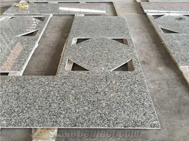 China Polish Swan White Granite Kitchen Countertop