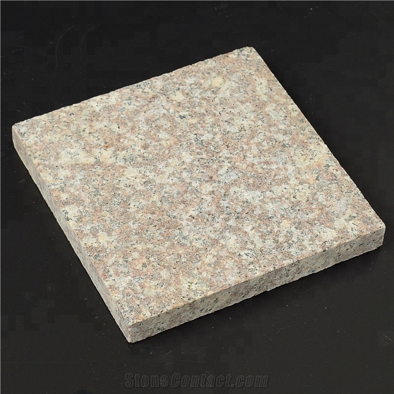 China Ruby Red Majestic Mauve Granite Flamed Slabs