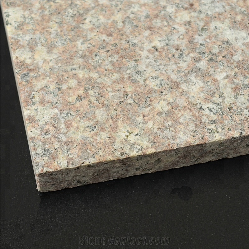China Ruby Red Majestic Mauve Granite Flamed Slabs
