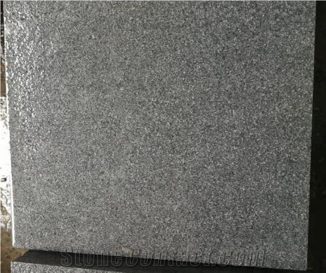 China Sesame Grey Granite Flame Cube Paving Stone
