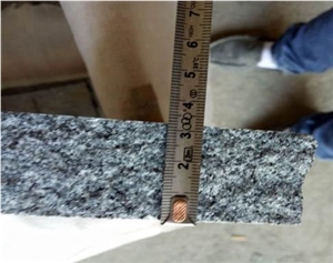 China Sesame Grey Granite Flame Cube Paving Stone