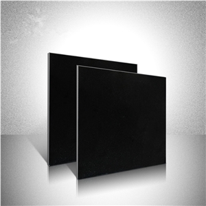China Shanxi Black Galaxy Granite Polished Tile China Shanxi Black Galaxy Granite Polished Tile