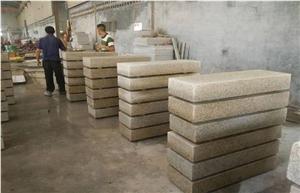 China Sunset Golden Granite G682 Yellow Kerbstone