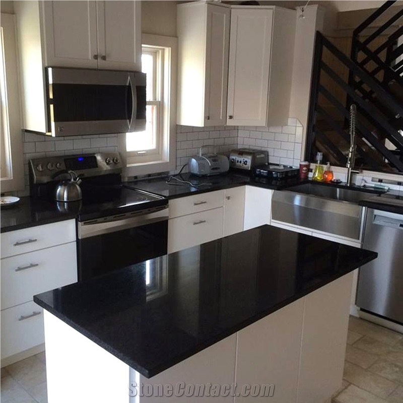 Chinese Black Fuding G684 Basalt Vanity Tops