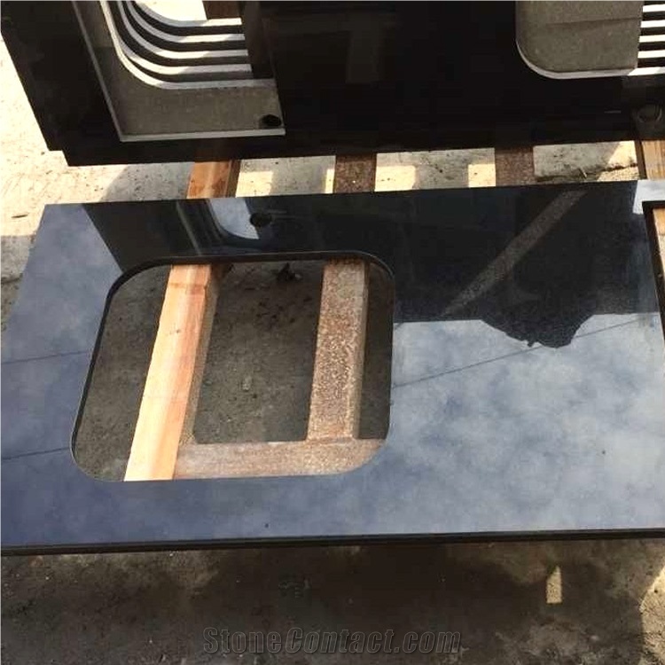 Chinese Black Fuding G684 Basalt Vanity Tops