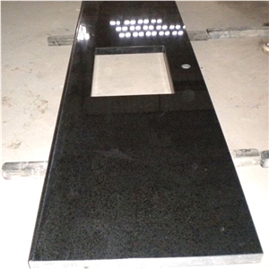 Chinese Black Fuding G684 Basalt Vanity Tops