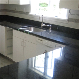 Chinese Black Fuding G684 Basalt Vanity Tops