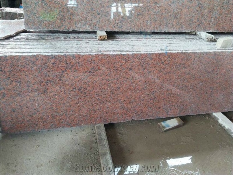 Chinese Flamed Granite G562 G4562 Maple Red Tile