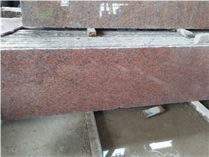 Chinese Flamed Granite G562 G4562 Maple Red Tile