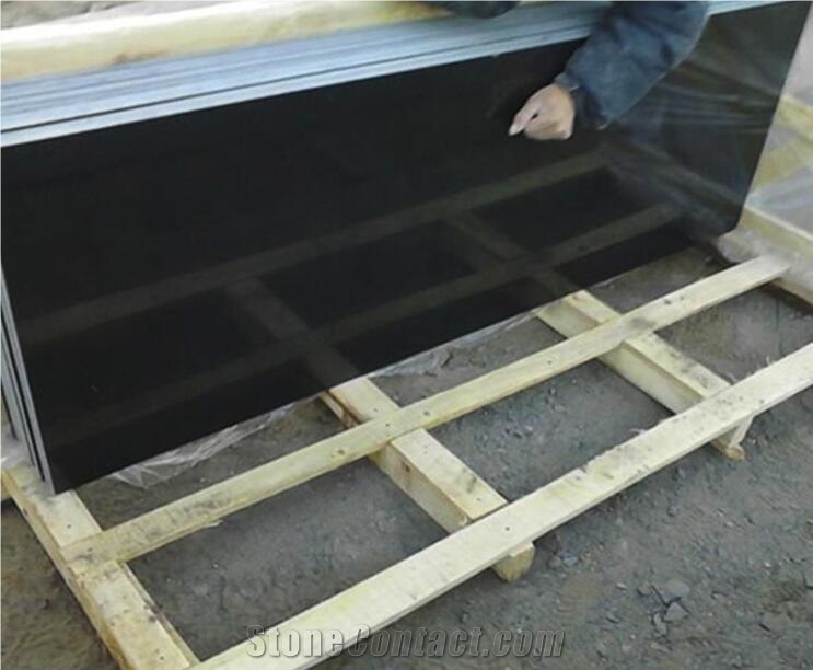 Chinese G332 Hebei Black Granite Slabs for Floor