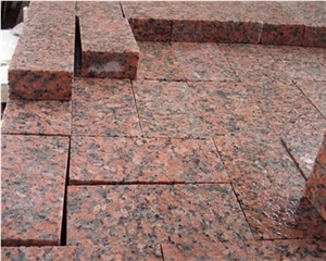 Chinese G562 Maple Red Granite Paver