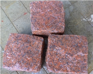 Chinese G562 Maple Red Granite Paver