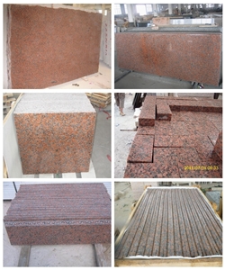 Chinese Red G562 Granite Tiles for Floor and Wall