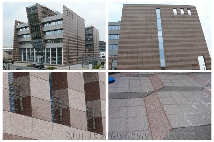 Chinese Red G562 Granite Tiles for Floor and Wall