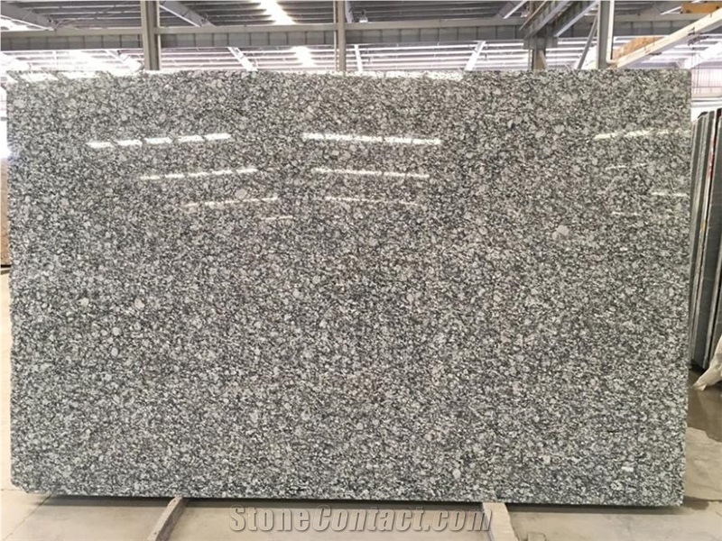 Chinese Spray White Granite Polished Slabs & Tiles