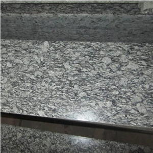Chinese Spray White Granite Polished Slabs & Tiles