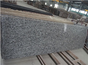 Chinese Spray White Granite Polished Slabs & Tiles