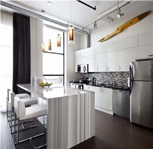 Classic Turkey Eqvator White Marmara Marble Slabs